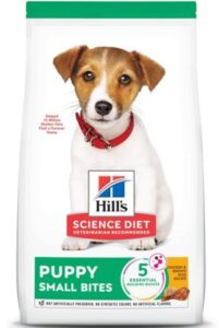 Hill's- Science -Diet -Puppy- Small -Bites -Chicken -& -Brown- Rice- Recipe- Dry- Dog- Food