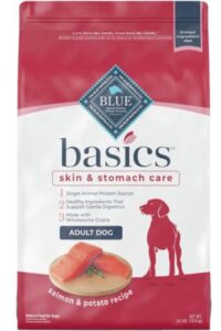 Blue- Buffalo- Basics- Skin- & -Stomach- Care-Natural- Adult- Dry -Dog -Food